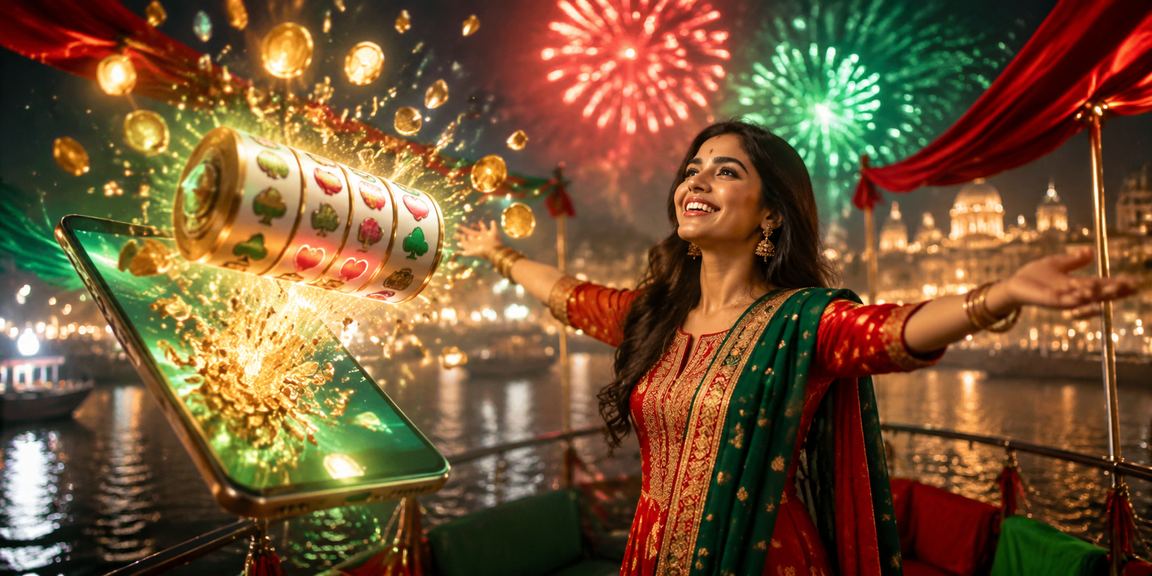 ময়মনসিংহে লাল-সবুজ থিমে স্লট গেম